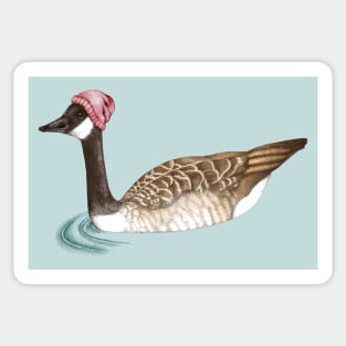 Chill Canada Goose Sticker